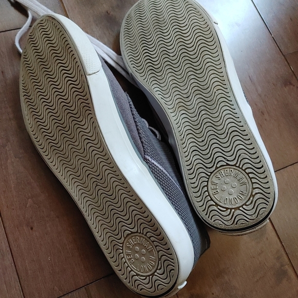 Ben Sherman Mens Gray Canvas Casual lace shoes 8.5 - Picture 8 of 8